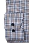 Produktbild fr 'MARVELIS Modern Fit Hemd Langarm New Kent Kragen Karo blau'