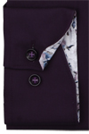 Produktbild f�r 'MARVELIS Modern Fit Hemd extra langer Arm New Kent Kragen aubergine'