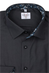 Produktbild f�r 'MARVELIS Modern Fit Hemd Langarm New Kent Kragen schwarz'
