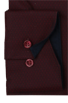 Produktbild f�r 'MARVELIS Modern Fit Hemd extra langer Arm New Kent Kragen Rautenstruktur rot'