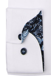 Produktbild f�r 'MARVELIS Super Slim Fit Hemd Langarm New Kent Kragen Chambray wei�'