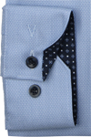 Produktbild f�r 'MARVELIS Super Slim Hemd Langarm New Kent Kragen Struktur hellblau'