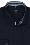 Produktbild f�r 'MARVELIS Body Fit Hemd Langarm New Kent Kragen Muster blau'