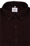 Produktbild f�r 'MARVELIS Modern Fit Hemd Langarm Doppelkragen dunkelrot'