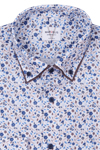 Produktbild f�r 'MARVELIS Modern Fit Hemd Langarm Doppelkragen Blumenmuster blau'