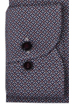 Produktbild f�r 'MARVELIS Modern Fit Hemd Langarm New Kent Kragen Muster rot'