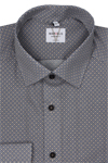 Produktbild f�r 'MARVELIS Modern Fit Hemd Langarm  New Kent Kragen Muster braun'