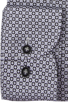 Produktbild f�r 'MARVELIS Modern Fit Hemd Langarm New Kent Kragen Muster schwarz'
