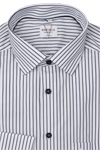 Produktbild f�r 'MARVELIS Modern Fit Hemd Langarm New Kent Kragen Streifen blau'