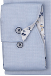 Produktbild fr 'MARVELIS Comfort Fit Hemd Langarm New Kent Kragen Struktur hellblau'