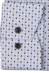 Produktbild fr 'MARVELIS Modern Fit Hemd extra langer Arm New Kent Kragen Muster wei'