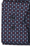 Produktbild fr 'MARVELIS Modern Fit Hemd extra langer Arm New Kent Kragen Muster blau'