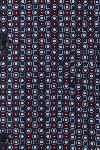 Produktbild fr 'MARVELIS Modern Fit Hemd extra langer Arm New Kent Kragen Muster blau'