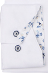 Produktbild fr 'MARVELIS Modern Fit Hemd Langarm New Kent Kragen Struktur wei'
