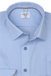 Produktbild fr 'MARVELIS Modern Fit Hemd Langarm New Kent Kragen hellblau'