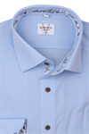 Produktbild f�r 'MARVELIS Modern Fit Hemd extra langer Arm New Kent Kragen Popeline hellblau'