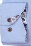 Produktbild f�r 'MARVELIS Modern Fit Hemd extra langer Arm New Kent Kragen Popeline hellblau'