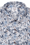 Produktbild f�r 'MARVELIS Modern Fit Hemd Langarm New Kent Kragen Blumenmuster wei�'