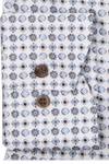 Produktbild f�r 'MARVELIS Modern Fit Hemd Langarm New Kent Kragen Popeline Muster blau'
