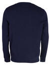 Produktbild fr 'MARVELIS Pullover Langarm Rundhals mit Druck reine Baumwolle navy'