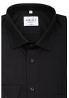 Produktbild fr 'MARVELIS Modern Fit Hemd extra langer Arm Popeline schwarz'