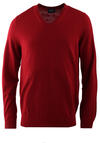 Produktbild fr 'MARVELIS Pullover Langarm V-Ausschnitt aus Merino Wolle beere'
