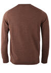 Produktbild fr 'MARVELIS Pullover Langarm V-Ausschnitt aus Merino Wolle cognac'