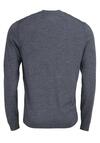 Produktbild fr 'MARVELIS Pullover Langarm V-Ausschnitt aus Merino Wolle dunkelgrau'
