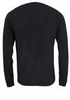Produktbild fr 'MARVELIS Pullover Langarm V-Ausschnitt aus Merino Wolle schwarz'