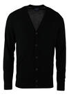 Produktbild fr 'MARVELIS Cardigan Langarm mit Knopfleiste aus Merino schwarz'