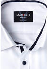 Produktbild fr 'MARVELIS Body Fit Hemd Langarm New Kent Kragen Struktur wei'