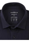 Produktbild fr 'MARVELIS Modern Fit Hemd Langarm New Kent Kragen Jersey nachtblau'