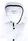 Produktbild fr 'MARVELIS Modern Fit Hemd Langarm New Kent Kragen Feintwill wei'