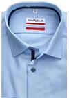 Produktbild fr 'MARVELIS Modern Fit Hemd Langarm New Kent Kragen Feintwill hellblau'