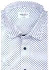 Produktbild fr 'MARVELIS Modern Fit Hemd Langarm New Kent Kragen Muster wei'