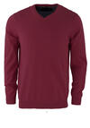 Produktbild f�r 'MARVELIS Strick Pullover Langarm V-Ausschnitt weinrot'