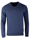 Produktbild fr 'MARVELIS Strick Pullover Langarm V-Ausschnitt dunkelblau'