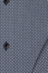 Produktbild fr 'MARVELIS Modern Fit Hemd Langarm New Kent Kragen Muster blau'