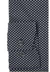 Produktbild fr 'MARVELIS Modern Fit Hemd Langarm New Kent Kragen Muster schwarz'