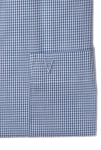 Produktbild fr 'MARVELIS Modern Fit Hemd Langarm New Kent Kragen Karo mittelblau'