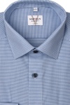 Produktbild fr 'MARVELIS Modern Fit Hemd Langarm New Kent Kragen Karo mittelblau'