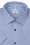 Produktbild f�r 'MARVELIS Modern Fit Hemd Halbarm New Kent Kragen Karo mittelblau'