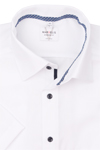 Produktbild f�r 'MARVELIS Modern Fit Hemd Halbarm New Kent Kragen Struktur wei�'
