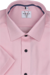 Produktbild fr 'MARVELIS Modern Fit Hemd Halbarm New Kent Kragen Struktur rosa'