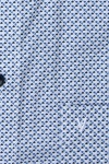 Produktbild fr 'MARVELIS Modern Fit Hemd Halbarm New Kent Kragen Muster hellblau'
