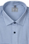 Produktbild fr 'MARVELIS Comfort Fit Hemd Langarm New Kent Kragen Muster blau'