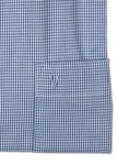 Produktbild fr 'MARVELIS Comfort Fit Hemd Langarm New Kent Kragen Karo mittelblau'