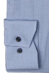 Produktbild fr 'MARVELIS Comfort Fit Hemd Langarm New Kent Kragen Karo mittelblau'