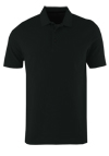 Produktbild fr 'MARVELIS Halbarm Poloshirt geknpfter Kragen Pique schwarz'