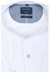 Produktbild fr 'OLYMP Casual modern fit Hemd Langarm Stehkragen Leinen wei'